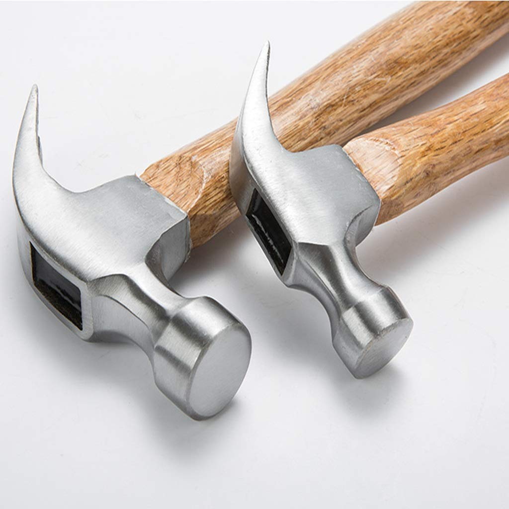 NYKK Martillo Herramienta de Martillo Martillo Mango de Madera Martillo de uñas multifunción Martillo Martillo de Hierro carpintería Martillo Clavo Martillo de una Pieza Martillo de Orejas