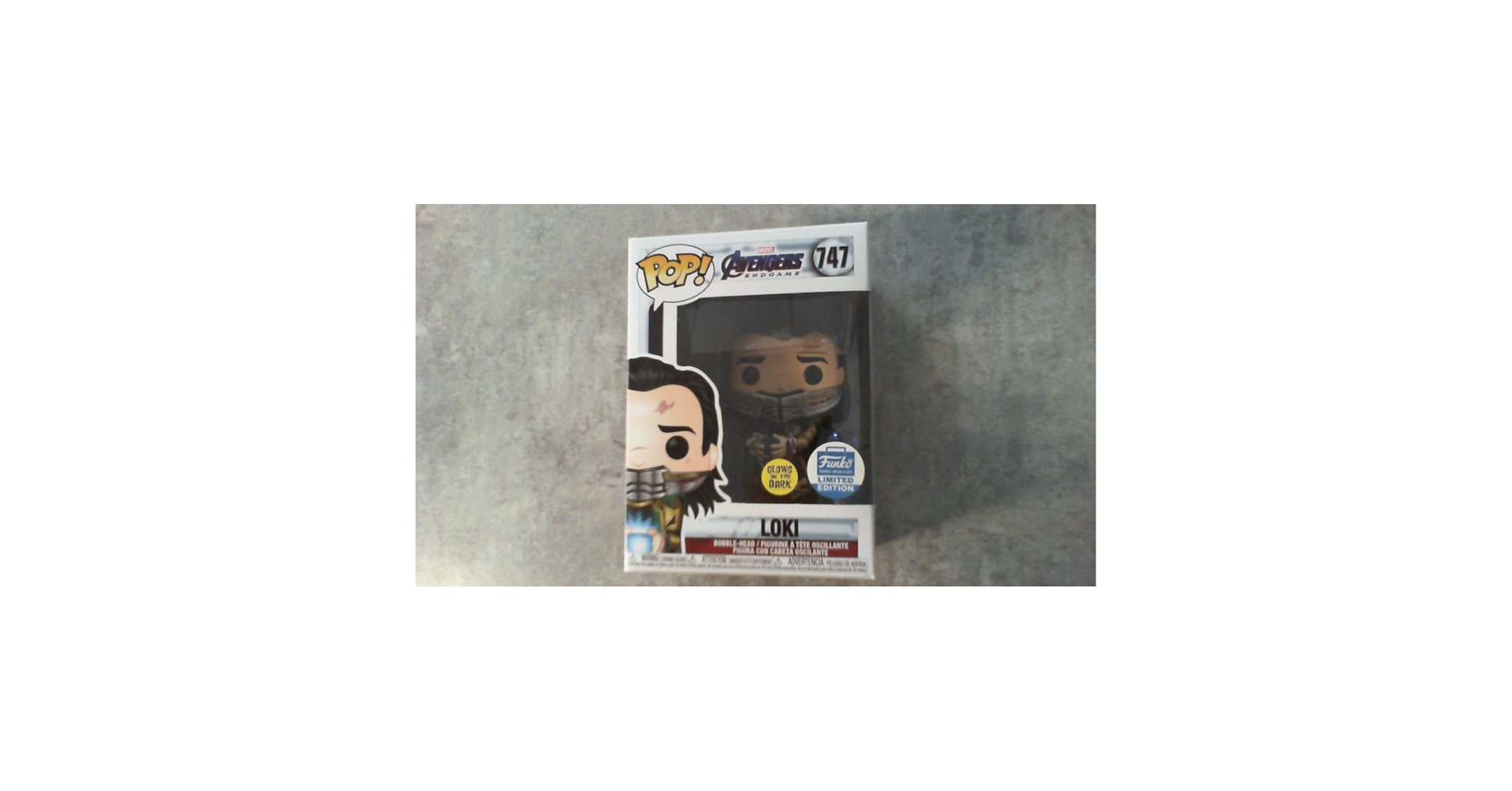 funko POP 747 ロキ　（ファンコショップ限定・蓄光版） funko POP 747 ロキ （ファンコショップ限定・蓄光版） - メルカリ