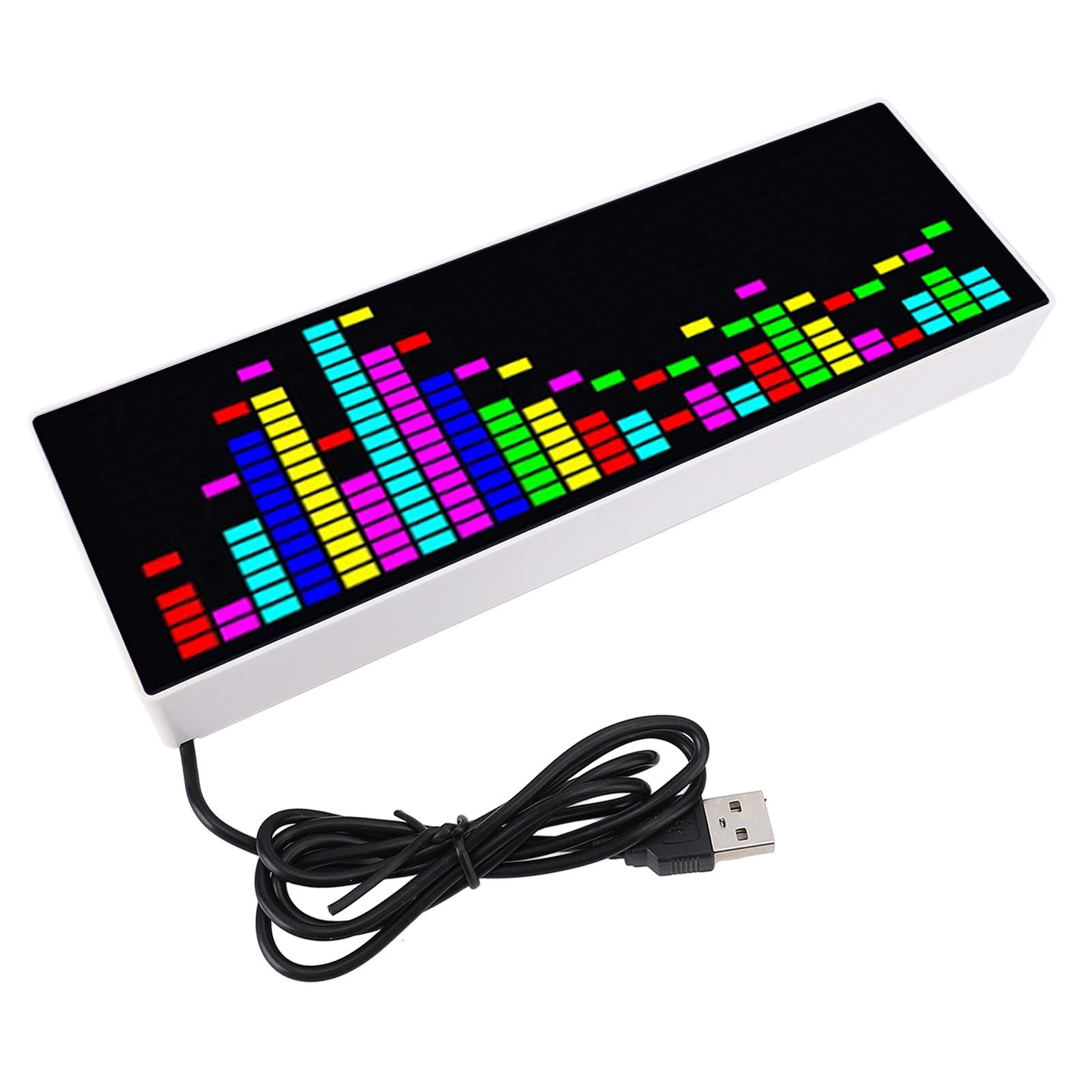Affichage vocal contrôlé du spectre musical LED RVB Walfront USB - 8