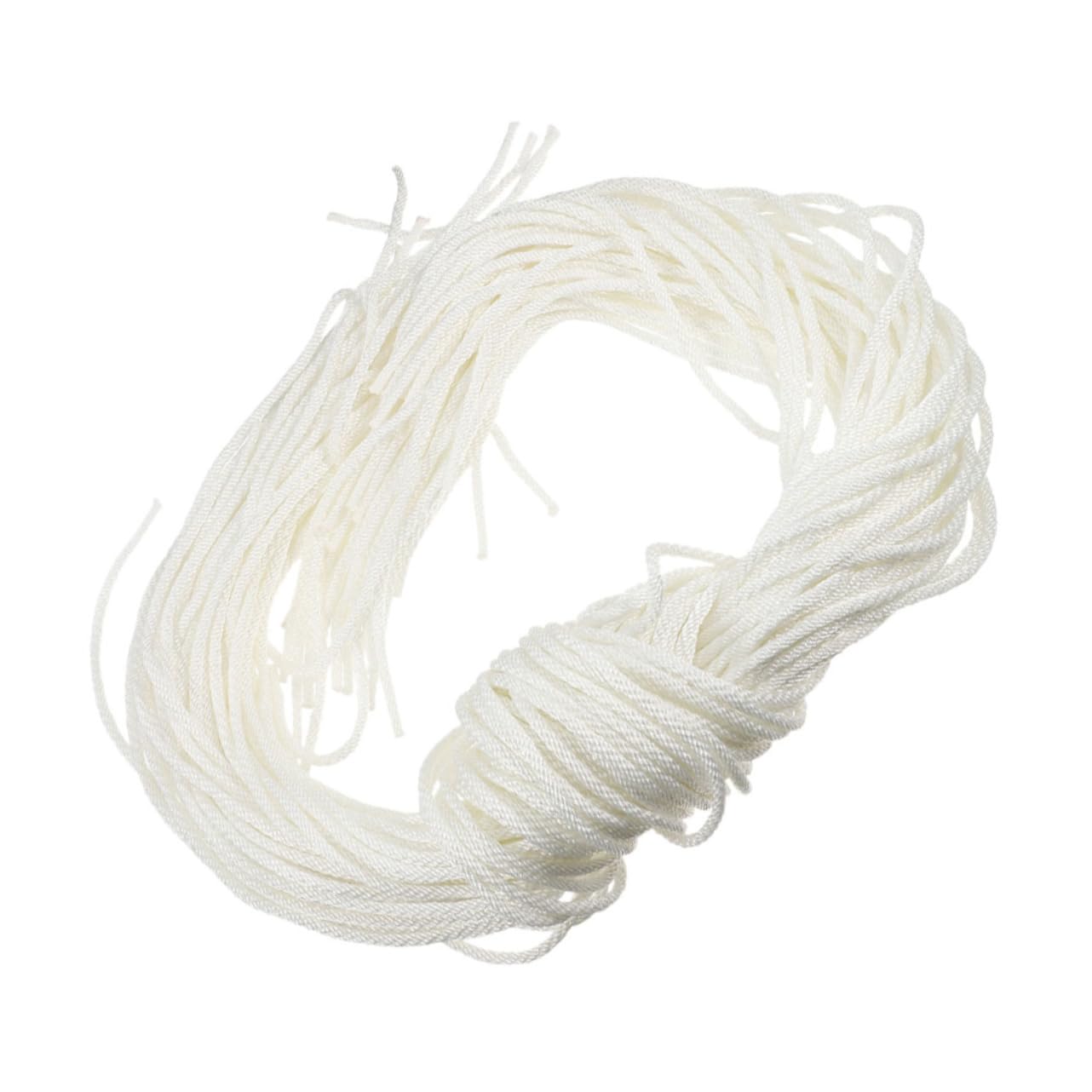 Corde de Démarrage 50 Pièces 5mm en Nylon Blanc pour Moteurs