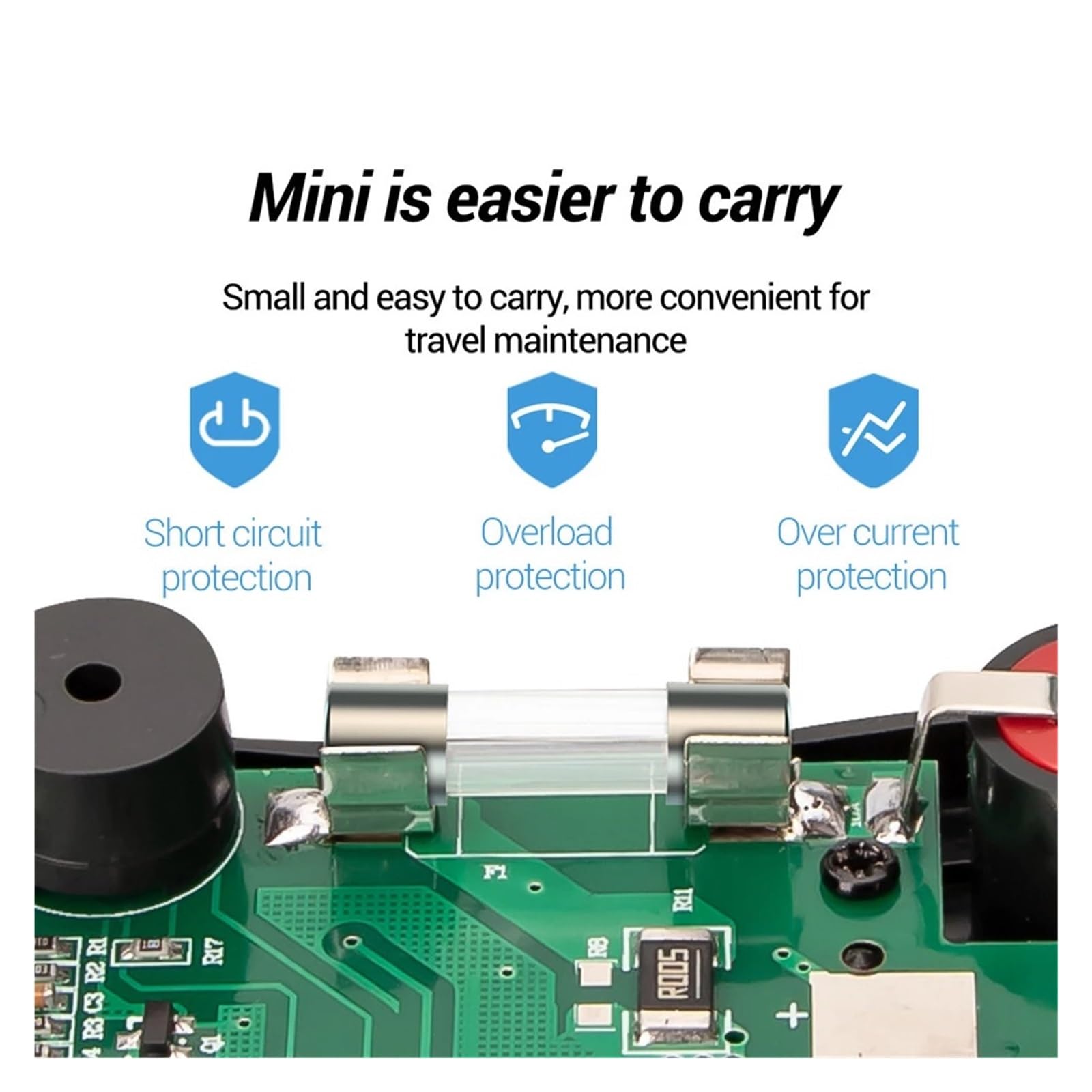 Mini Multímetro Digital Tester Auto Mmultimetro True Tranistor Meter Con NCV Data Hold 6000counts Linterna Lectura Rápida Precisa Sencilla