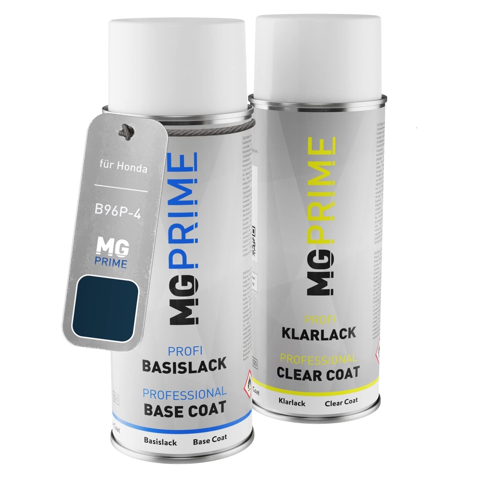 Mg Prime Eternal Blue Pearl Car Paint Spray Can Set For Honda B96p-4 Base Coat Clear Coat Spray Can 400Ml