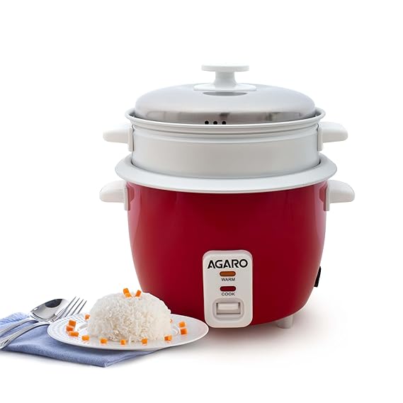 Buy AGARO Elegant Electric Rice Cooker, 1 Liter, 400W, Automatic Boiler
