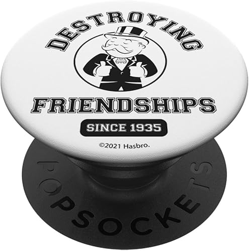 Monopoly Destruyendo Amistades desde 1935 PopSockets PopGrip Agarre intercambiable para teléfonos y tabletas