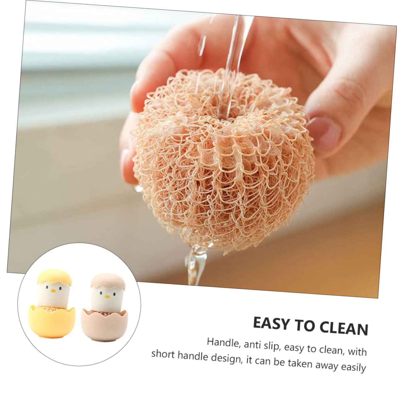 6 Piezas Cepillo De Limpieza Nano Cepillos para Fregar Platos Lindo Cepillo para Platos Estropajos De Limpieza De Cocina Lavar Platos Baño Húmeda Páginas Esponja Jabón