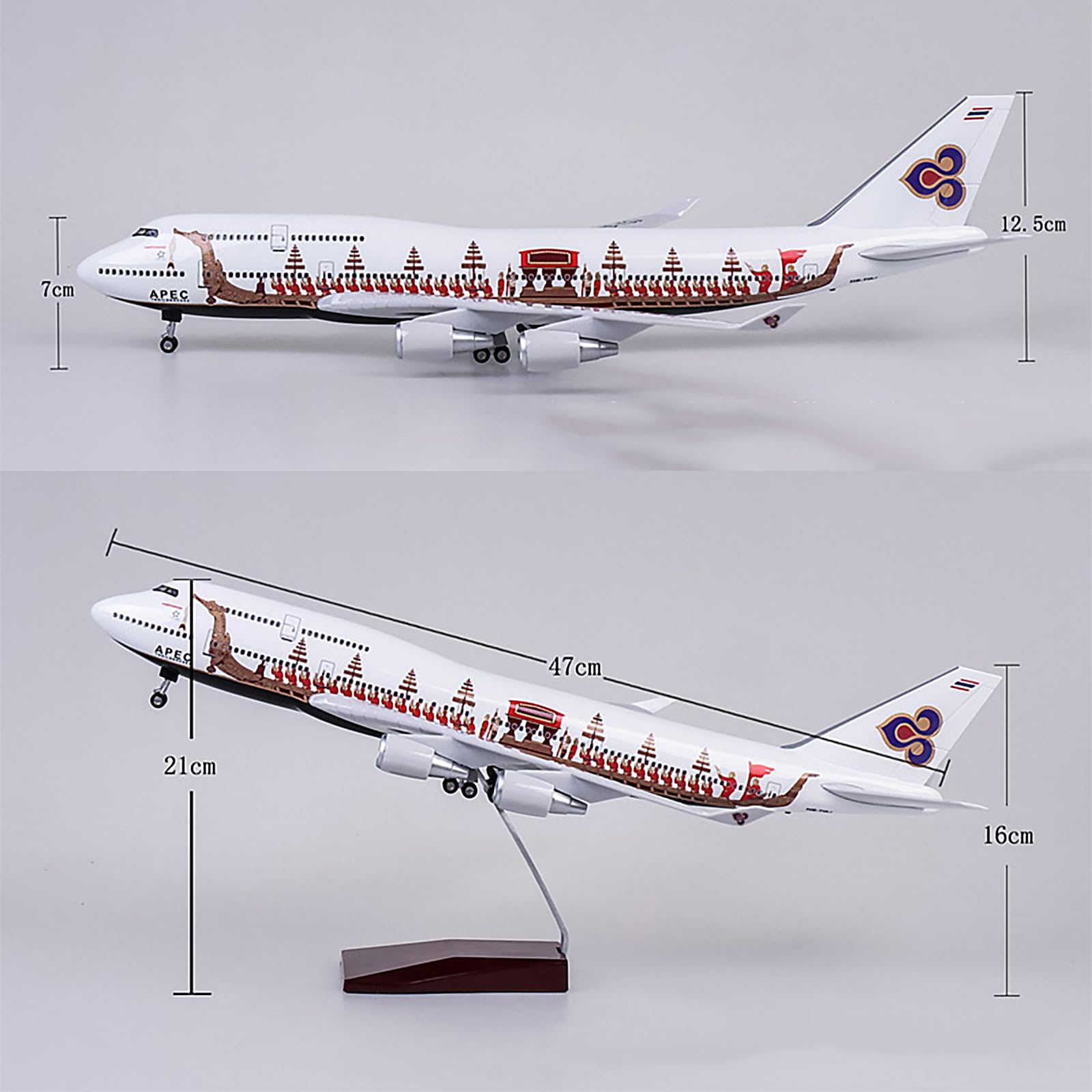 Amazon.co.jp: ODddot 1:150 飛行機模型 タイ国際航空 タイ国際航空