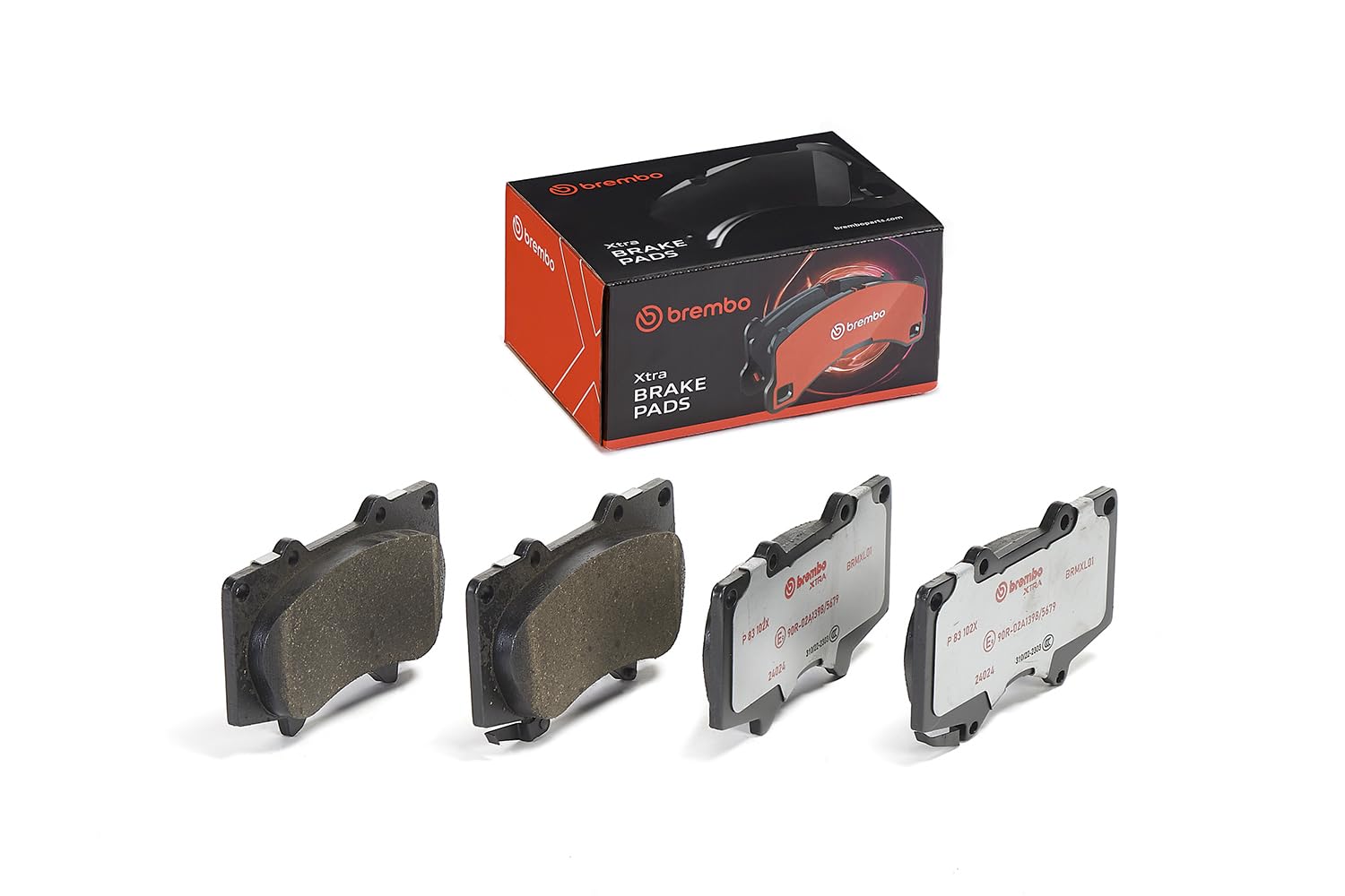 Brembo - Xtra - P 83 102X - Pastiglia Freno - Anteriore, set di 4