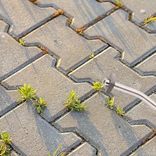 HAOBIN Fugenkratzer Unkrautkratzer Fugenreiniger Fugenkratzer mit Stiel Unkraut Entferner Gerät Unkrautschaber zum Entfernen und Säubern von Unkraut und Moos in Fugen und zwischen Pflastersteinen