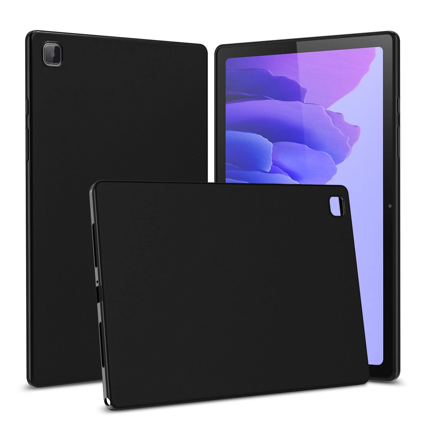 TGK Flip Cover for Samsung Galaxy Tab A7 LTE 10.4 inch Case SM-T500/T505/T507 Plain Design - Black (B08LL5HS6D) Amazon Price History, Amazon Price Tracker