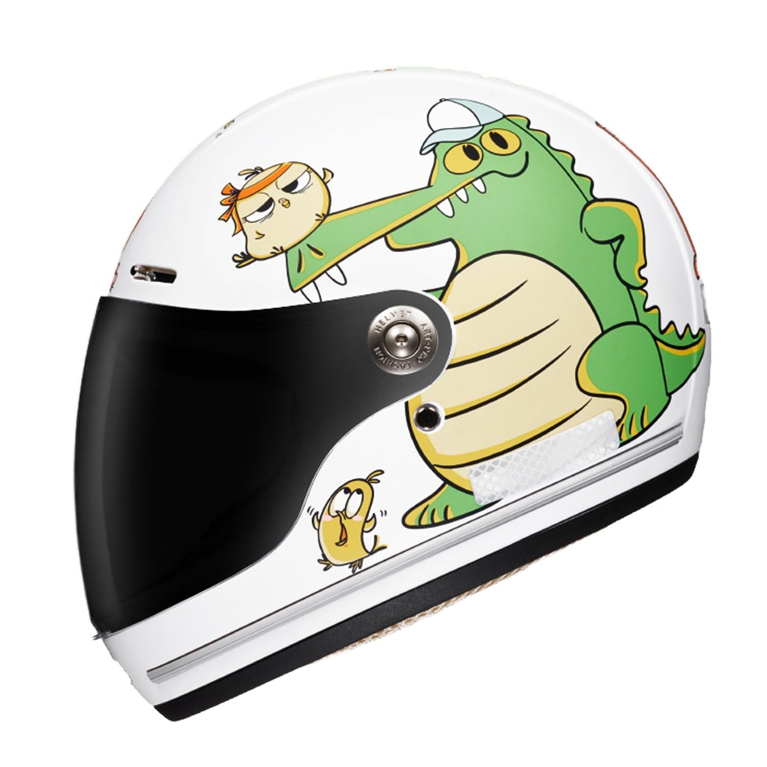 Casco Integrale Moto per Bambini, Caschi Integrali Motocross Ragazzi Ragazze, Omologati ECE, Prese d'Aria Visiera AntiGraffio, Caschi, Kart Strada, Scooter, Cruiser Ciclomotori K,Small