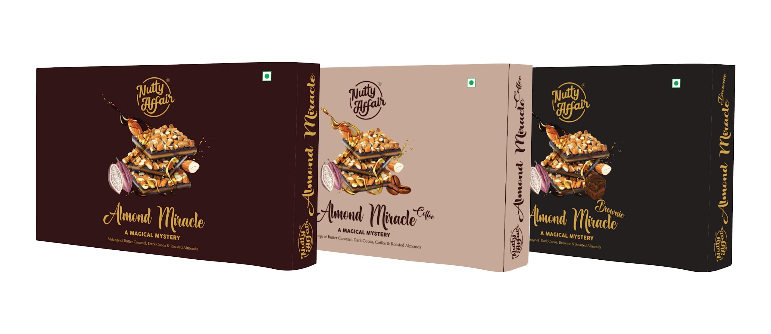 See full amazon price history chart for Nutty Affair Almond Miracle Classic 9pcs &Almond Miracle Coffee 9pcs &Almond Miracle Brownie 9pcs (150gm *150gm*150gm) Nutty Affair Almond Miracle Classic 9pcs &Almond Miracle Coffee 9pcs &Almond Miracle Brownie 9pcs (150gm *150gm*150gm) (B0CBQ3BZQV) Amazon Price History, Amazon Price Tracker