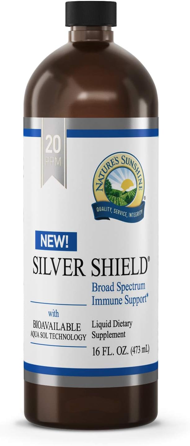 Nature's Sunshine Silver Shield Liquid, 16 Fl Oz