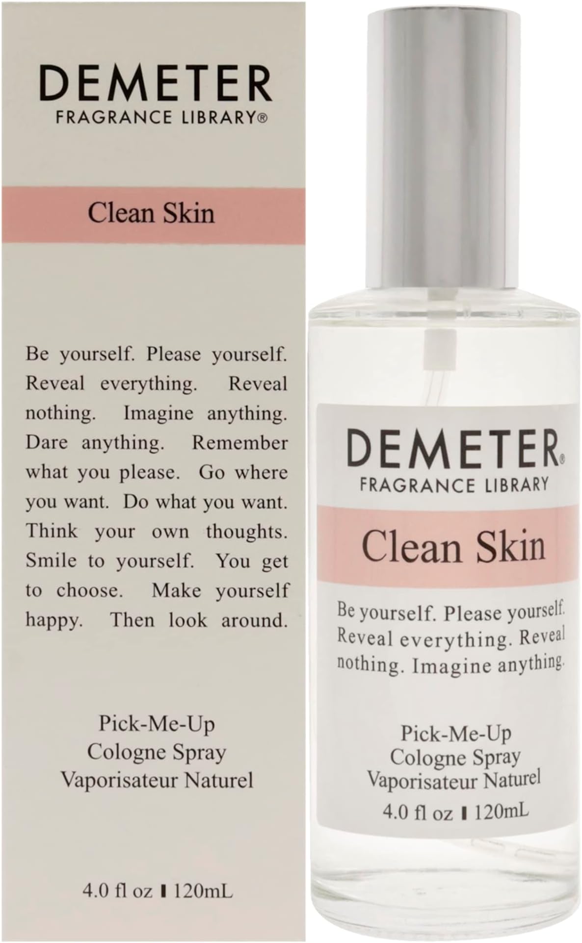 Clean Skin Cologne Spray Women 4 oz
