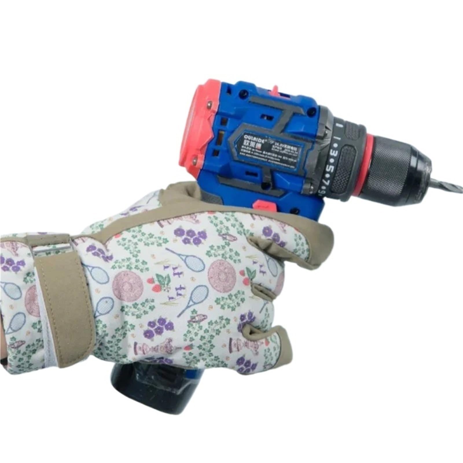Generico Guanti Protettivi Antispine, Guanti Antiscivolo in Tessuto Stampato Elastico for Giardinaggio Agricoltura Silvicoltura Zootecnia