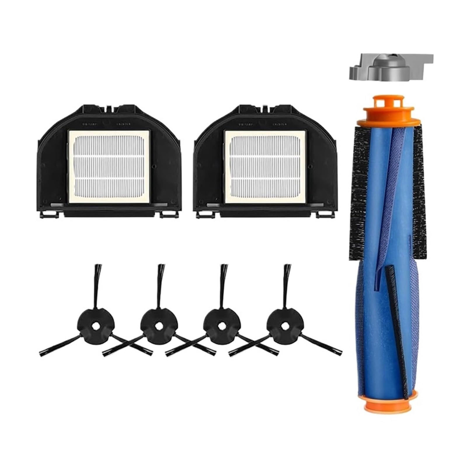 Cepillo Lateral Principal aspiradora, Compatible with Shark, Kit de Accesorios de Piezas de Repuesto de filtros de vacío Robot Matrix RV2310AE cepillos y Filtro de aspiradora