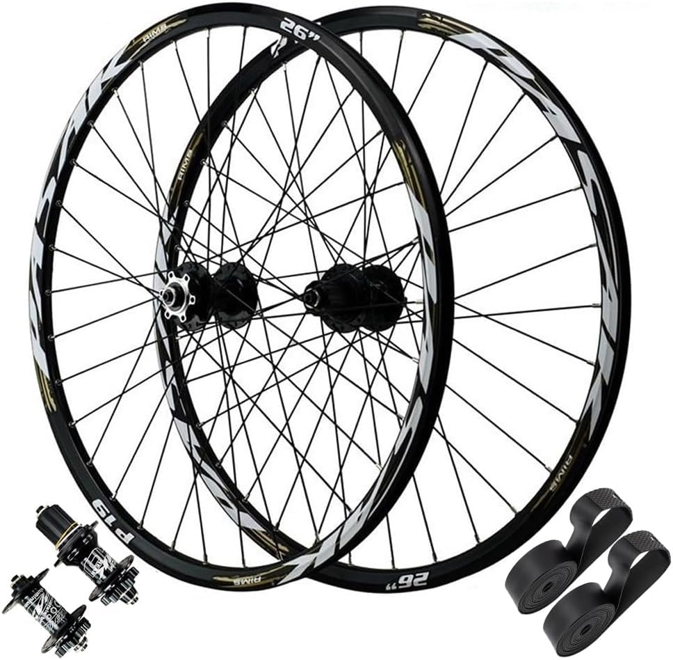 Roues VTT 26 moyeux 135 mm étanches pour cassette 7 à 11 vitesses
