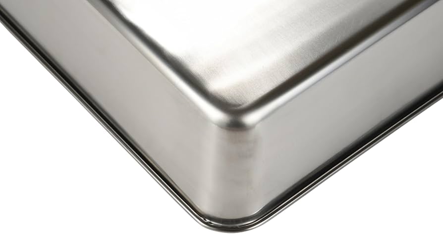 ステンレス 角バット 6枚取り 5枚セット 約33.6×44.7×8.1cm