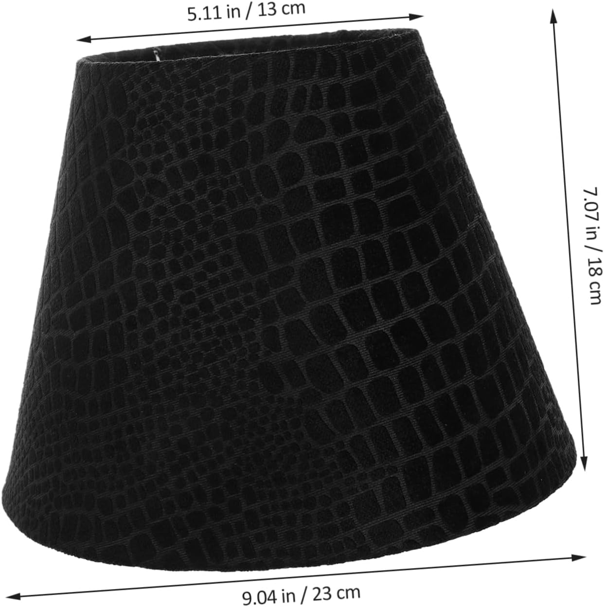 DOITOOL Rustic Fabric Lampshade Ceiling Lamp Shades Minimalist Design Replacement for Western Style Lamps