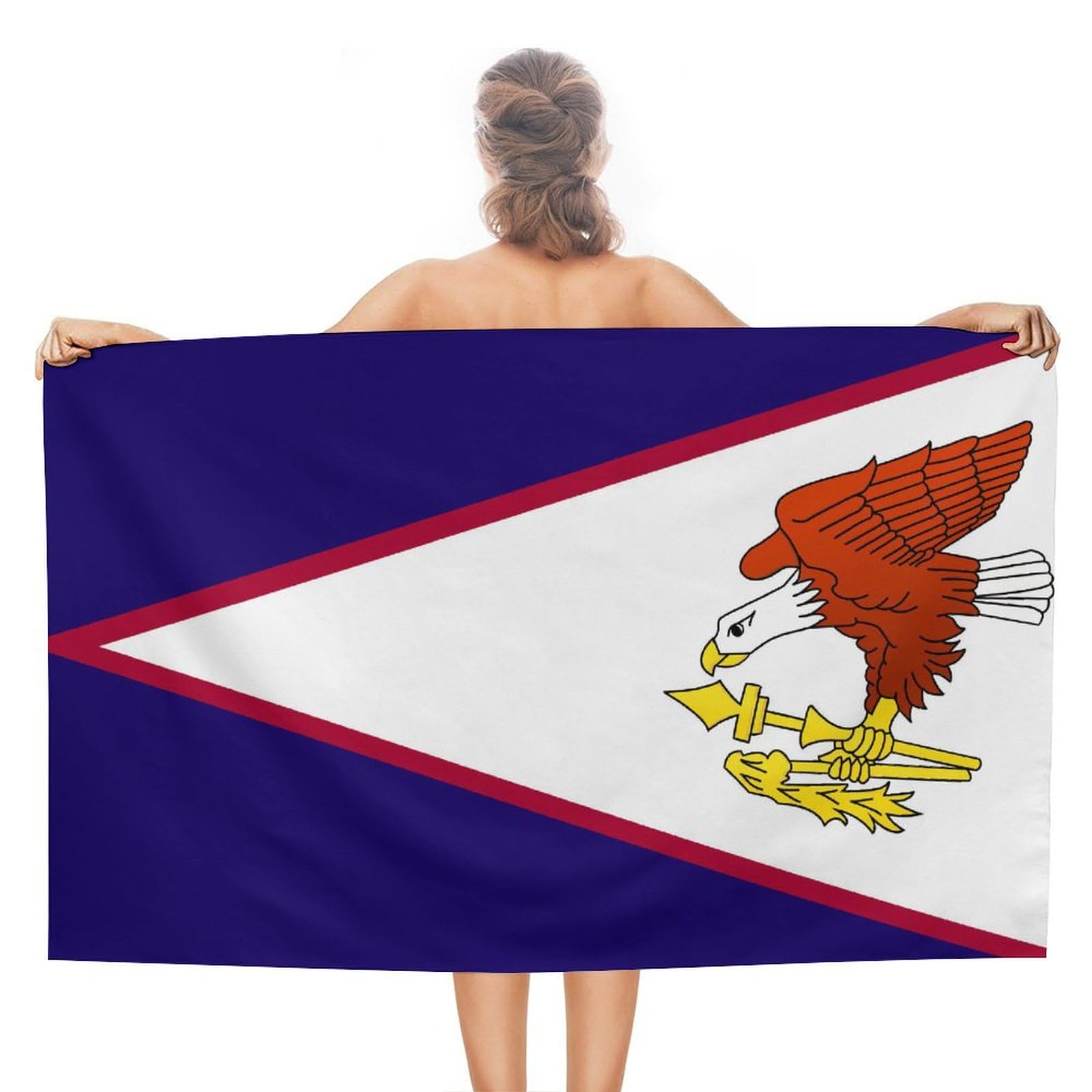 Toalla de Samoa Americana grande de 80x130 cm suave para baño y ducha