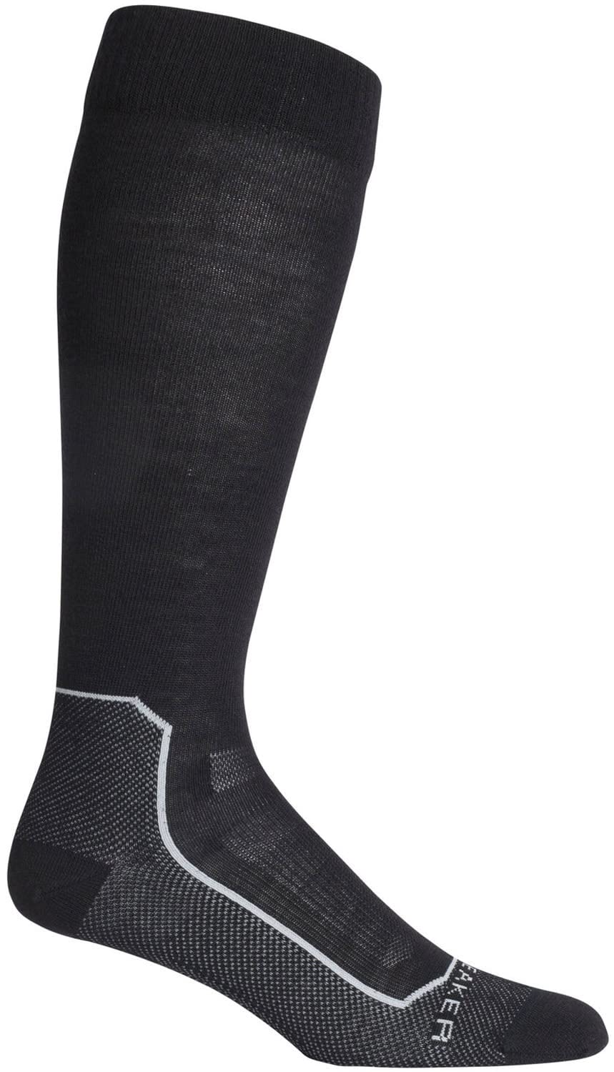 Icebreaker Merino Men Ski+ Ultralight Over The Calf Sock - Black, X-Large