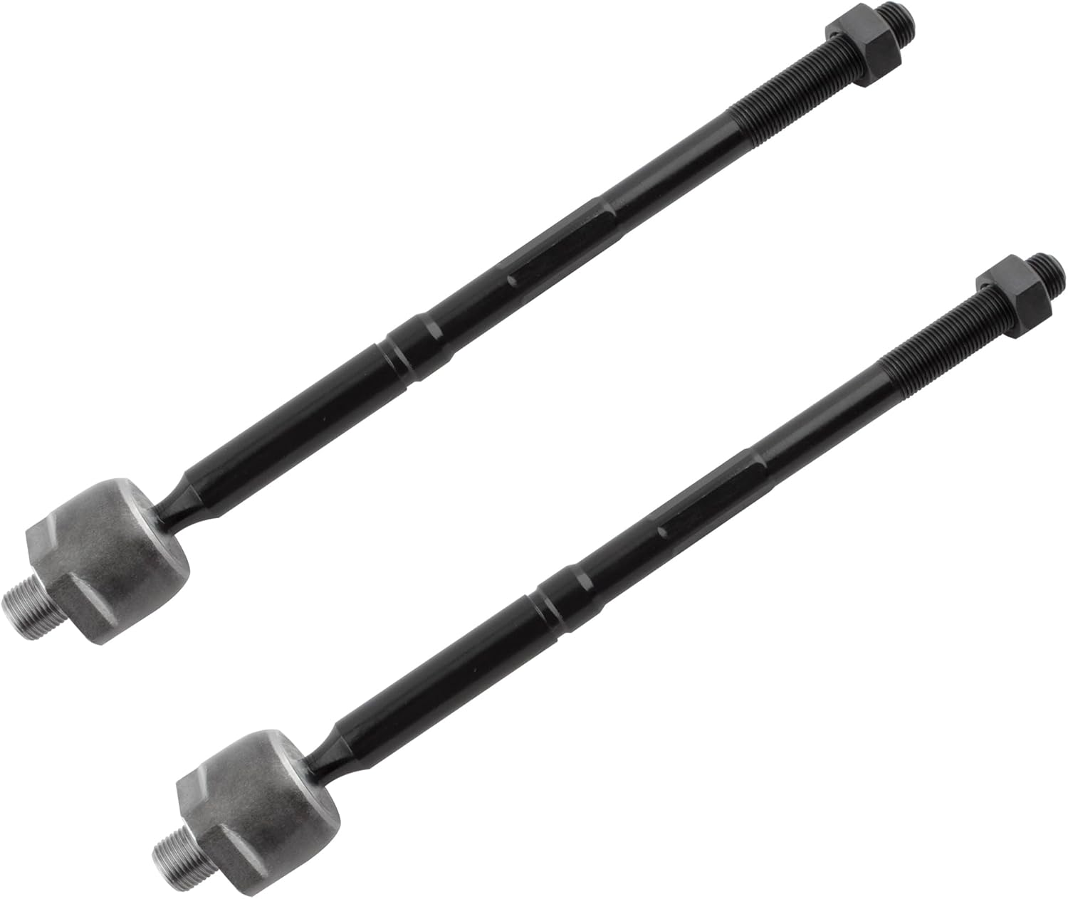 2Pcs Front Inner Tie Rods End Links LH Driver & RH Passenger Fit For Cadillac Escalade/ESV, For Chevrolet Silverado 1500/Suburban/3500 HD/Tahoe, For GMC Sierra 1500/Yukon/XL Replace# EV800938