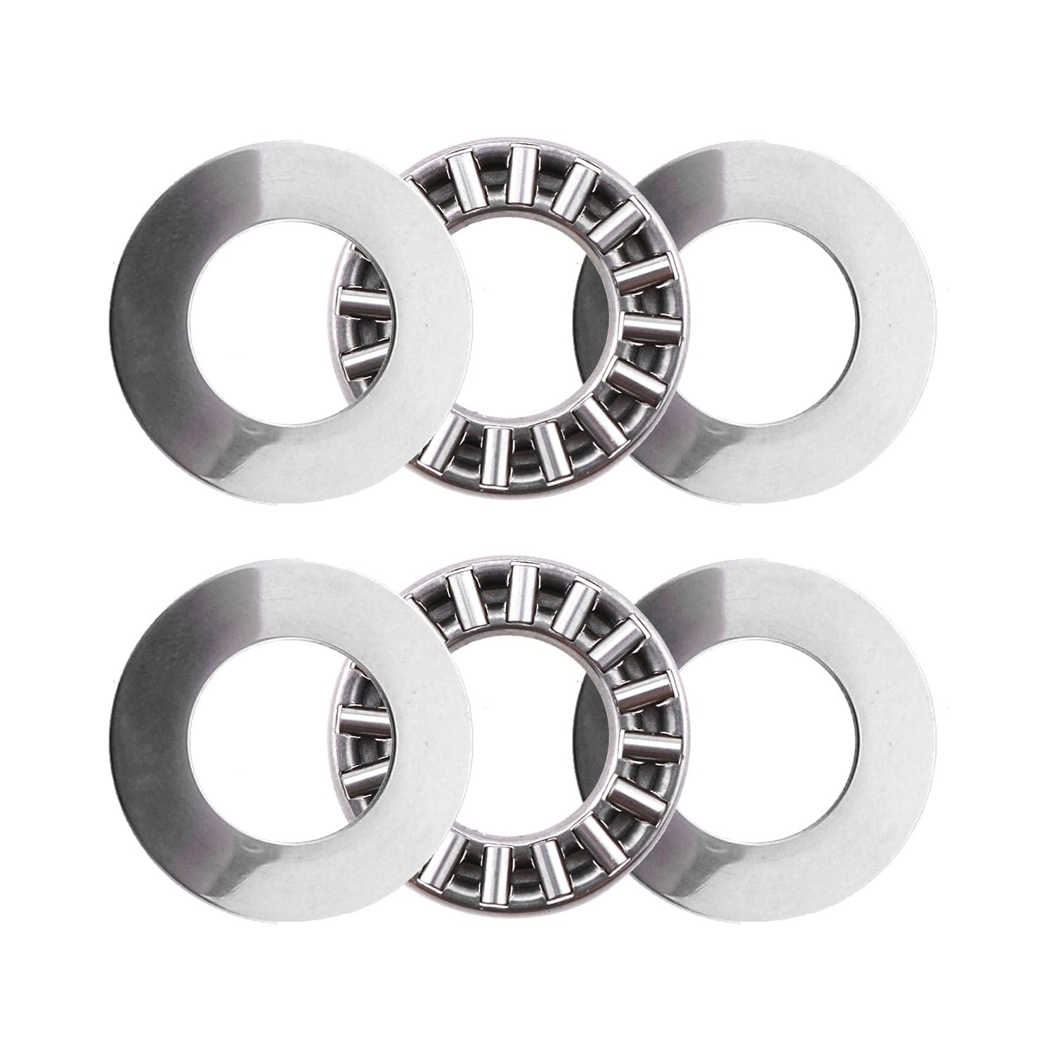 Thrust Bearings MEETOOT 2 Sets TC815 Thrust Needle Roller Bearings with