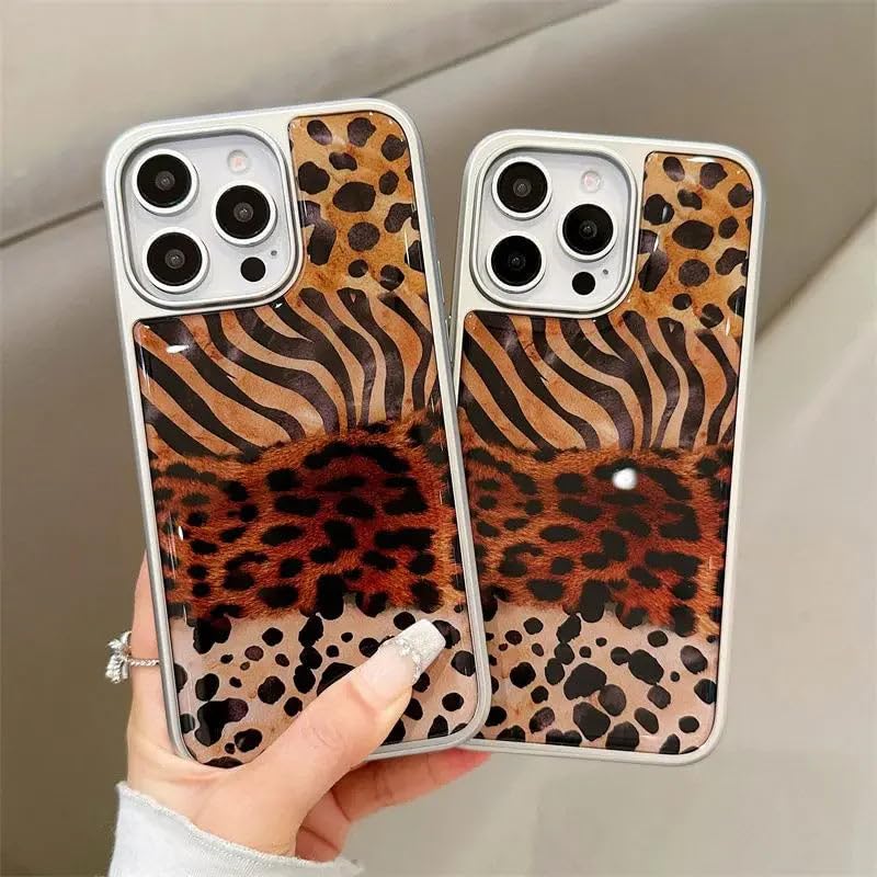 Image of PEEPERLY Back Cover Case for iPhone 15 Scratch Resistant Anti-Slip TPU Shockproof Protective Durable Jungle Queen Case