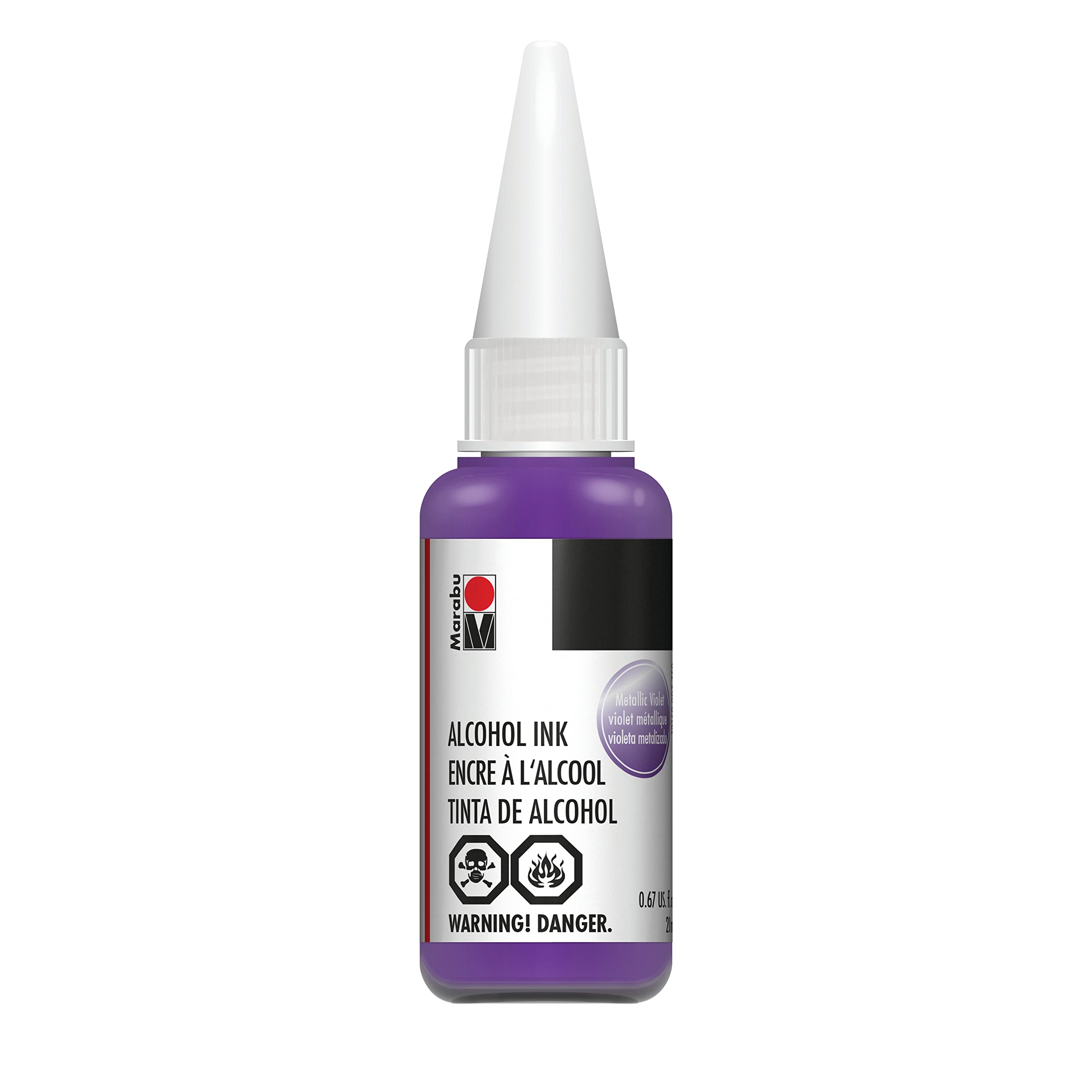 Marabu Alcohol Ink, Metallic Violet, 20ml (12169007750)