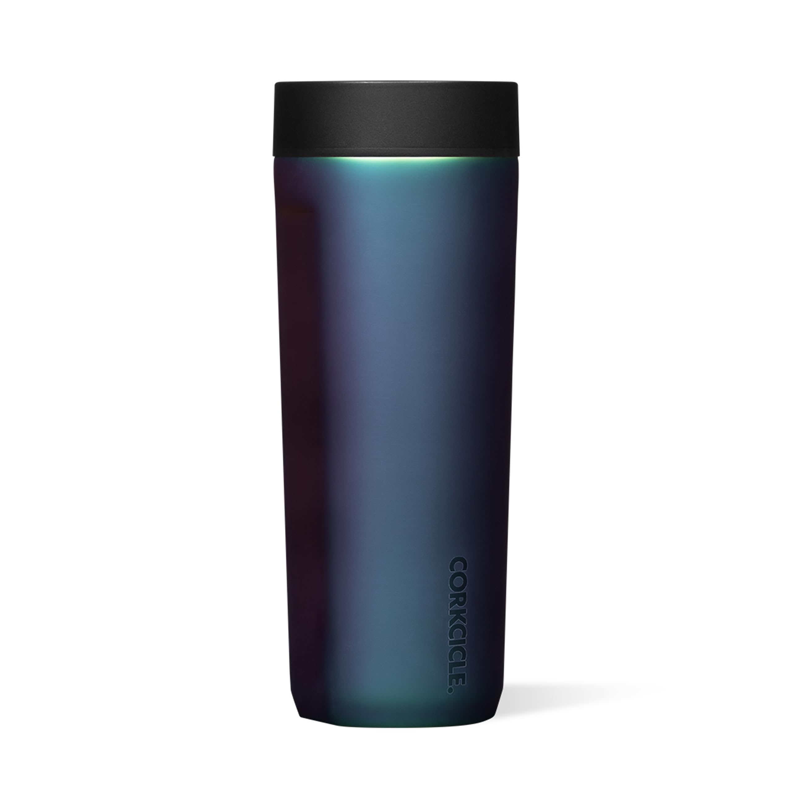 Corkcicle Commuter Cup Travel Mug - Insulated Coffee Mug with Lid - Keeps Drinks Cold 18 Hours - 360° Spill-Proof Sip Lid - Holiday Gift - Great for Gifting Warmth - 17 oz - Dragonfly