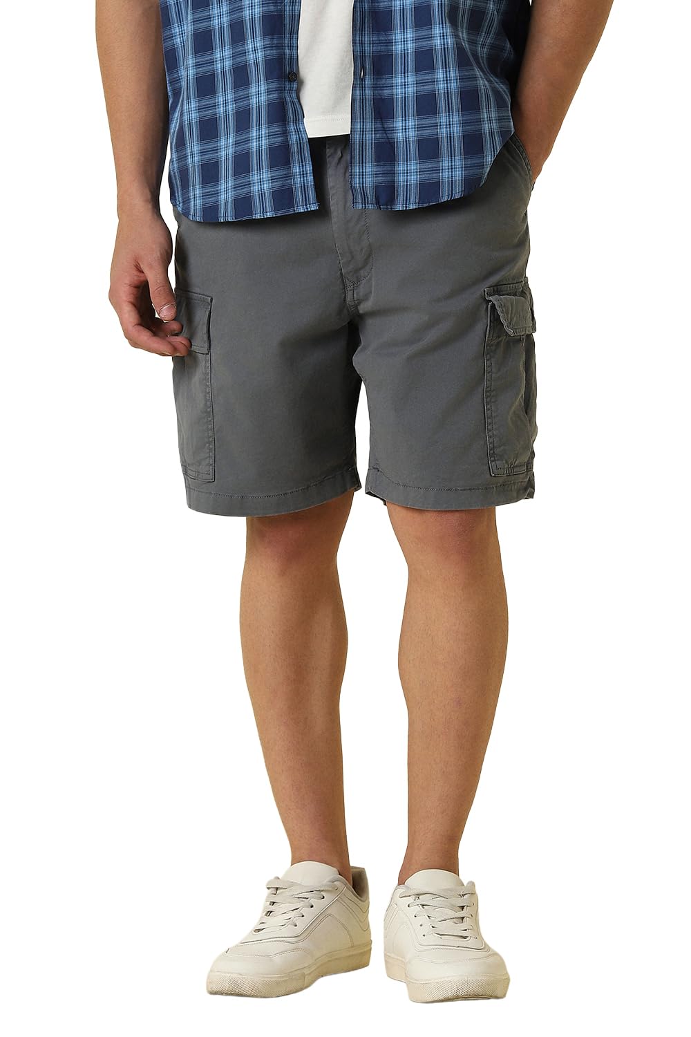Men Grey Solid Shorts : Amazon.in: Clothing & Accessories