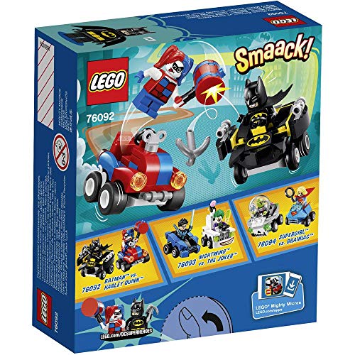 Super Heroes 76092 - Mighty Micros: Batman Contro Harley Quinn - Lego - Immagine 3