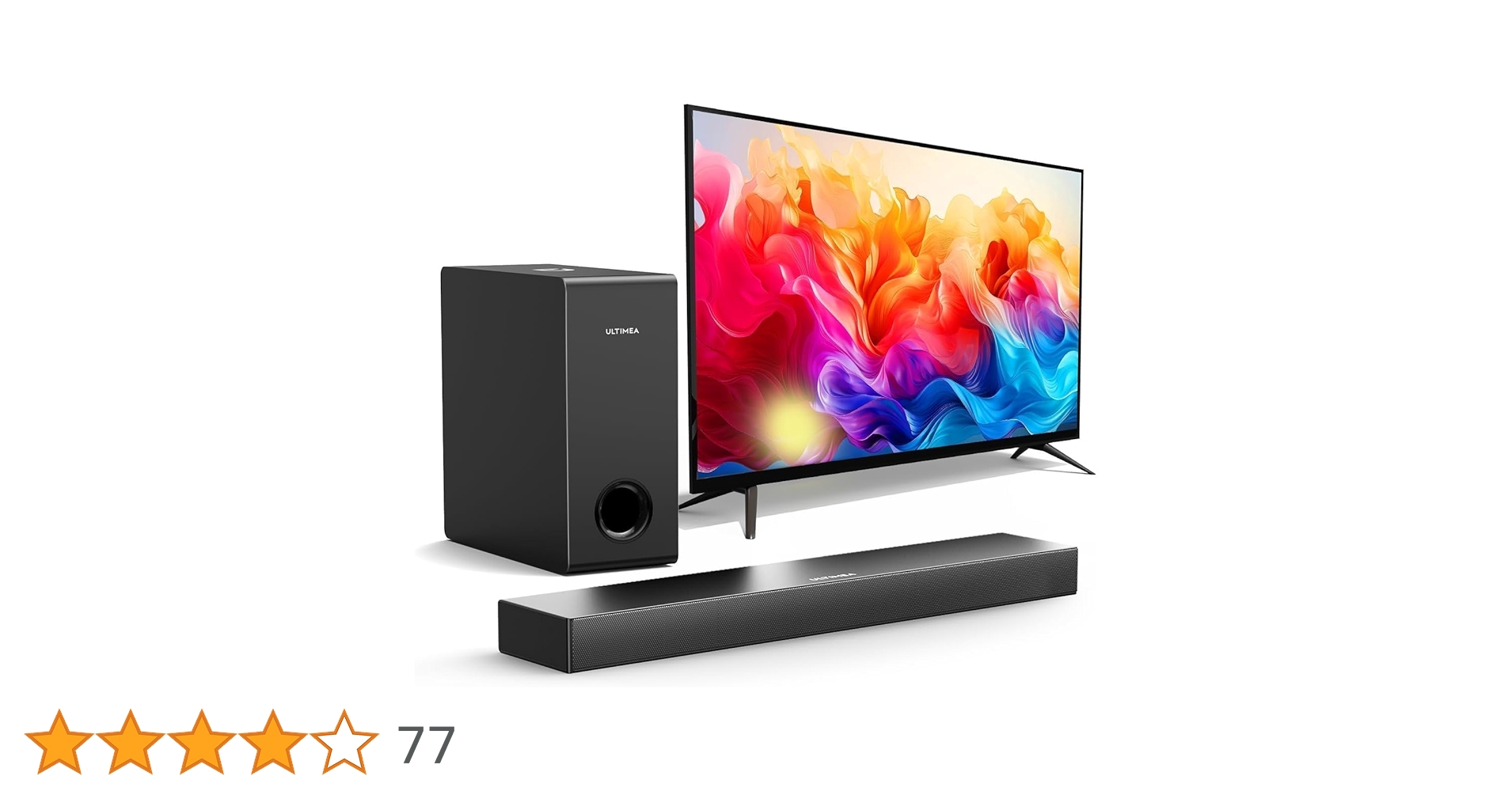 Amazon.co.jp: ULTIMEA サウンドバー テレビ用 2.1ch Soundbar