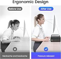 VAYDEER Alumínium Dupla Monitortartó 4 USB Porttal, Fém Monitorállvány 32 Colig, PC és Laptop Támasz Beépített USB Hubbal - Fekete 3