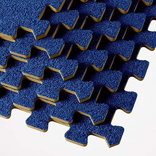 We Sell Mats 3/8 Inch Thick Interlocking Foam Carpet Tiles Durable Carpet Squares Anti Fatigue Support For Home Office Or Classroom Use, 24 In X 24 In #TOP6