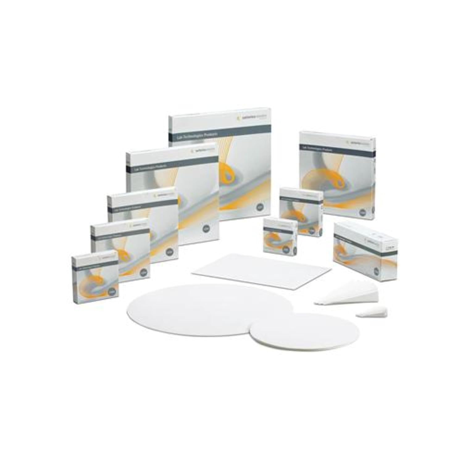 Sartorius FT-3-211-185 Qualitative Filter Paper, Grade 293, 185 mm (Pack of 100)
