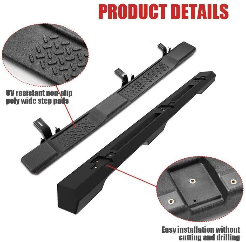 Estribos laterales para Jeep Wrangler JK 2007-2017 miniatura 4