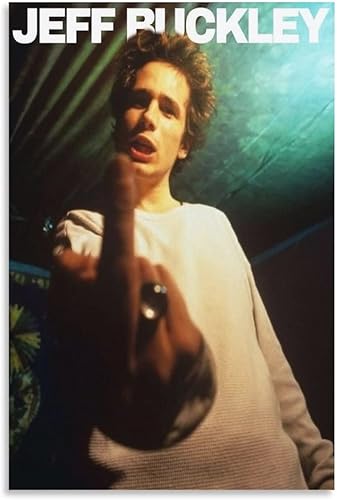 XNASU Jeff Buckley - Póster de arte de guitarrista y cantante de rock (10) pintura sobre lienzo, póster de arte de pared, impresión de