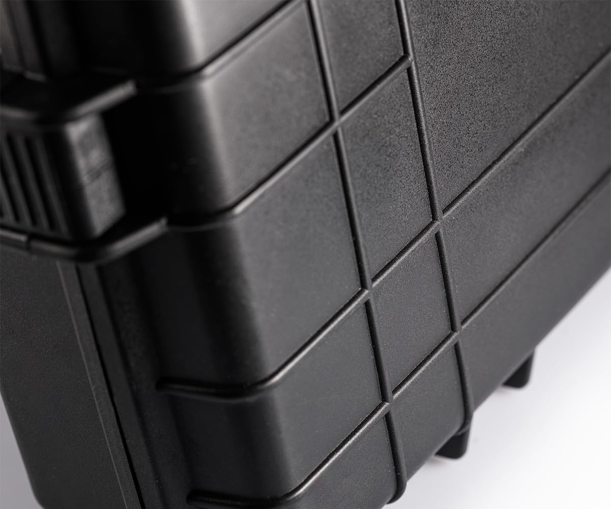 Apollo Case 5020 - Funda protectora de plástico duradero para equipos, absorbe los golpes con diseño delgado, antiarañazos y ligera, ideal para uso diario, Black, Minimalista, plástico duro,