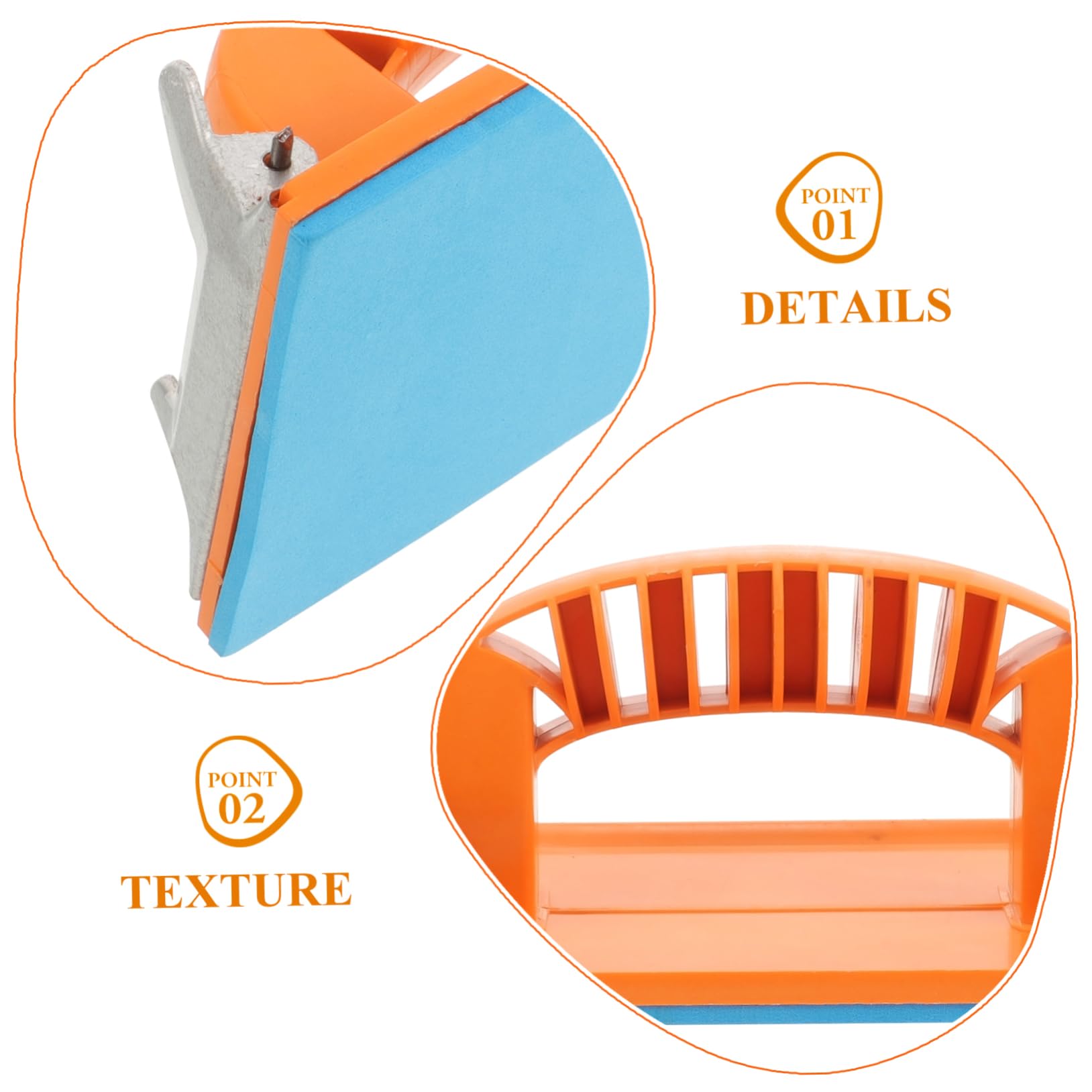 NUOBESTY 4 Set Autoadesivo Utensile Professionale Per Levigatura Del E Superfici Piane 2 Pezzi*4