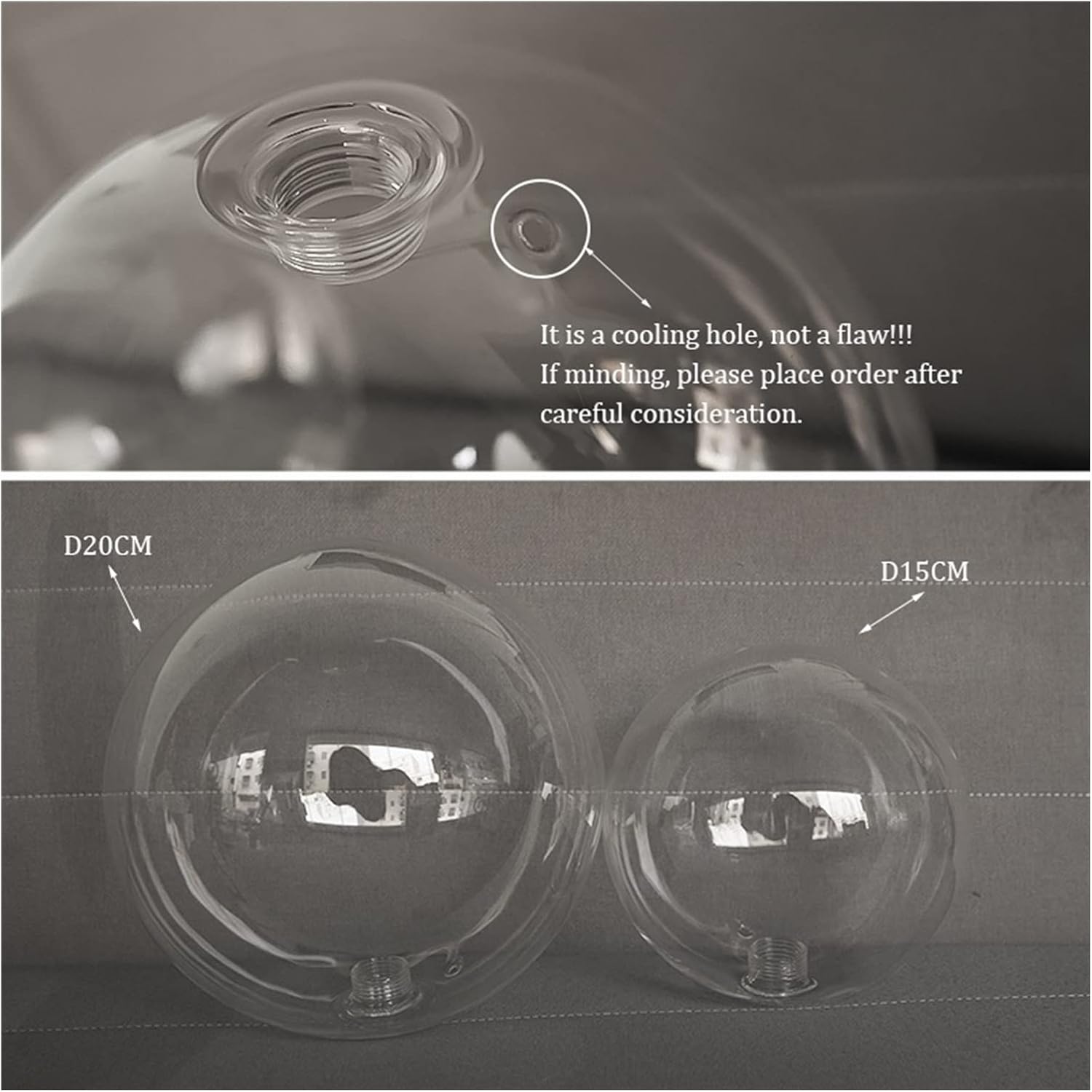 Chandelier Crystal Chandelier Modern Glass Ball Ceiling Chandelier Living Room/Bedroom/Minimalist/Dining Room Nordic Decorative Hanging Lamp Lighting Illuminate, Suitable for Dining/a D15Cm/