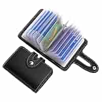 Portacarte In Pelle - 24 Scomparti, Con Protezione RFID | Per Carte Di Credito E Documenti - Foto 10