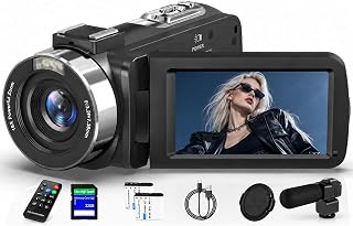 Camcorder 4K Ultra 80MP Video Camera Vlogging Camera for YouTube Webcam