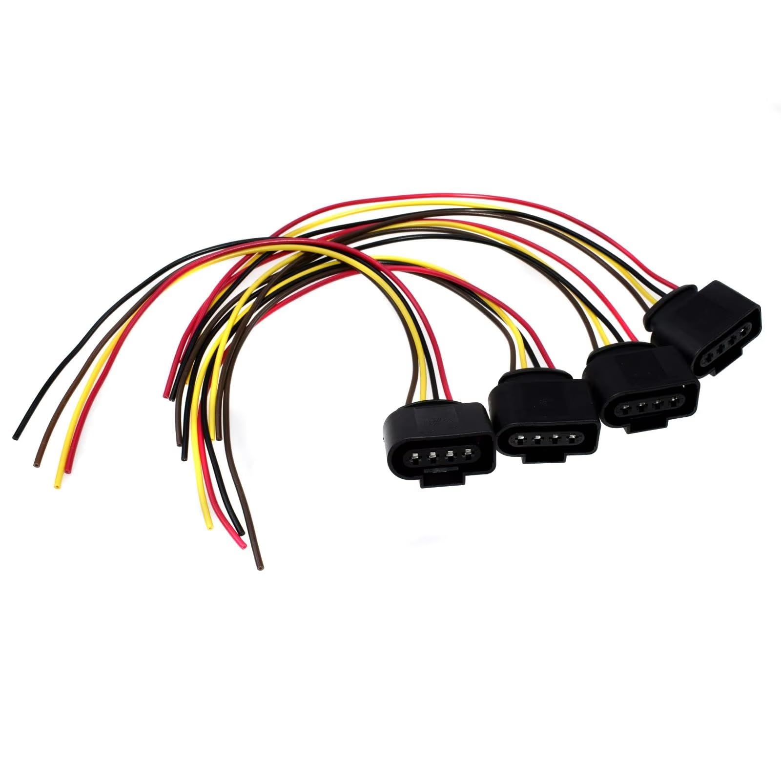 Kfz-Stecker für RS4 2007-2008, TT 2000-2006, S5 2009, Zündspulenstecker, Kabelbaum, Teilenummer 480973724 (4-teilig)
