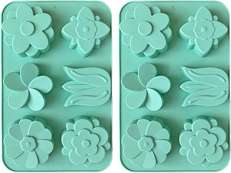 Juego de 2 moldes de silicona para hornear