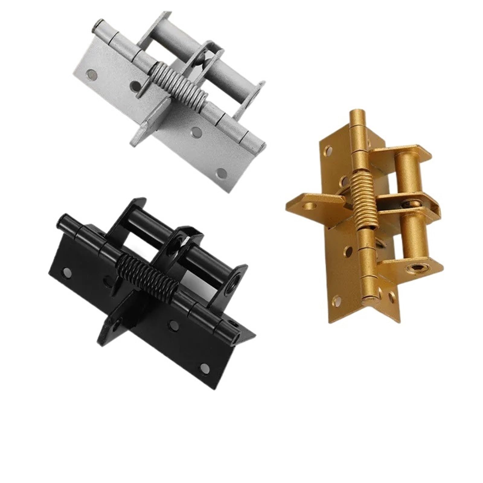 Kdhcvkz Silvery 1Pcs Door Spring Hinge 90 Degree(Silvery)