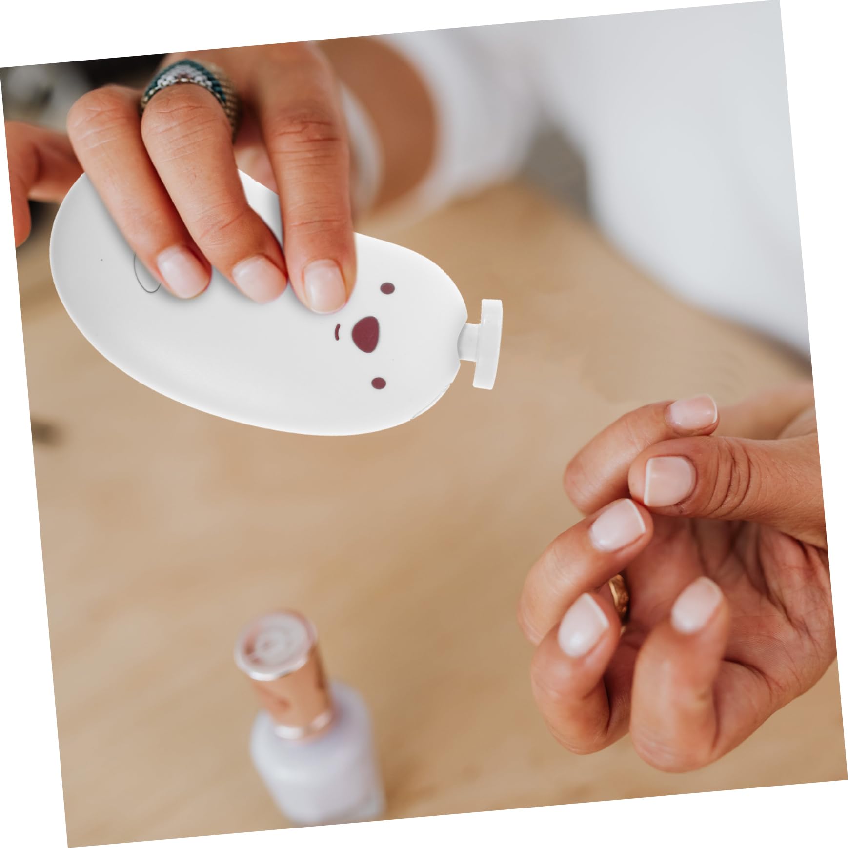 Cortauñas Eléctrico Para Uñas Herramienta De Manicura Con Cabezales De Pulido Para Bebés Para Cuidado De Uñas Casa