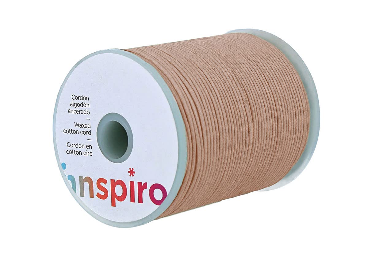 Cotton cord Waxed Fine Ivory 2 mm. 100 m.