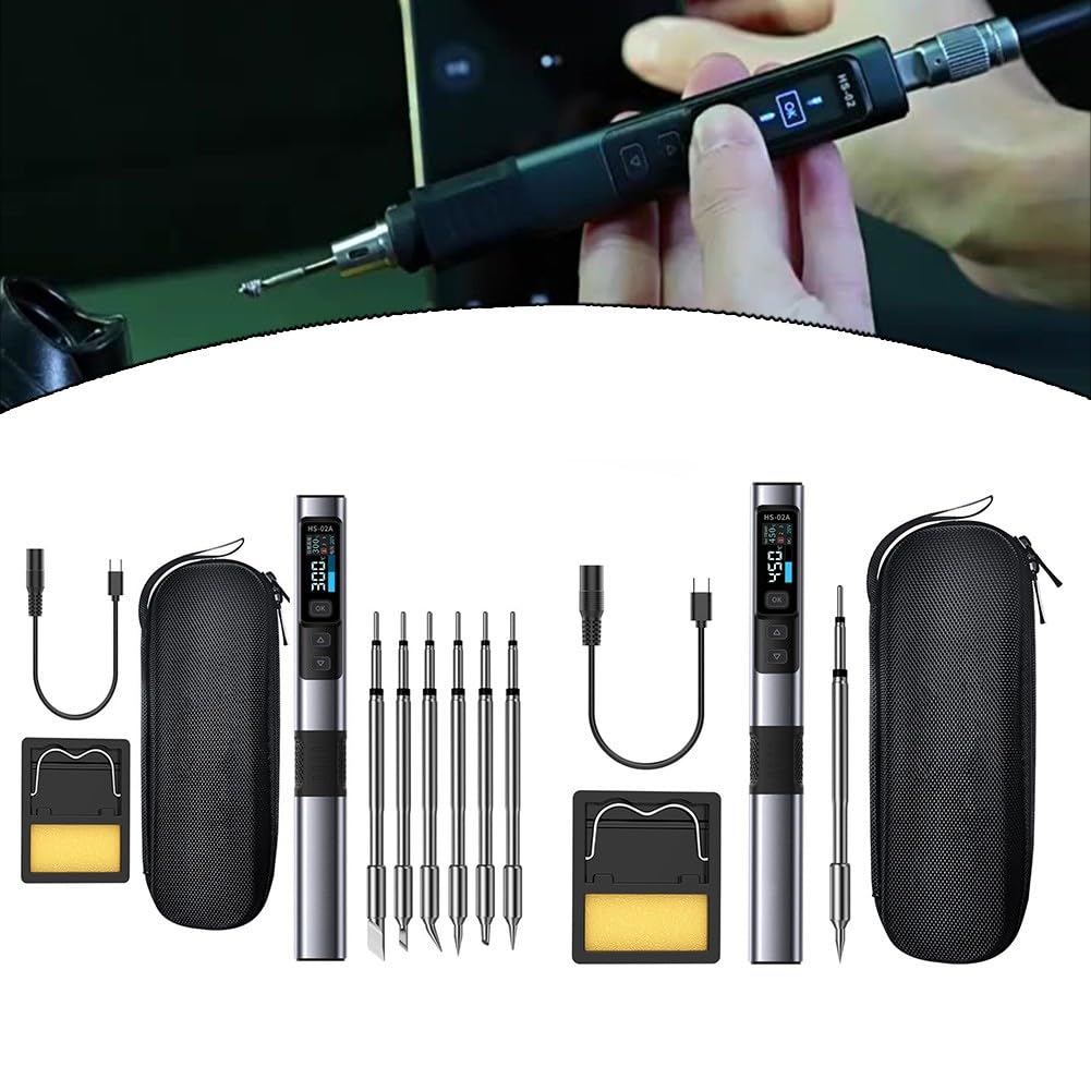 Kit de soldador de 100 W, herramienta de soldadura de temperatura ajustable