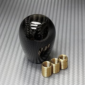 Universal Real Carbon Fiber Type-R Manual Transmission Gear Shift Shifter Knob