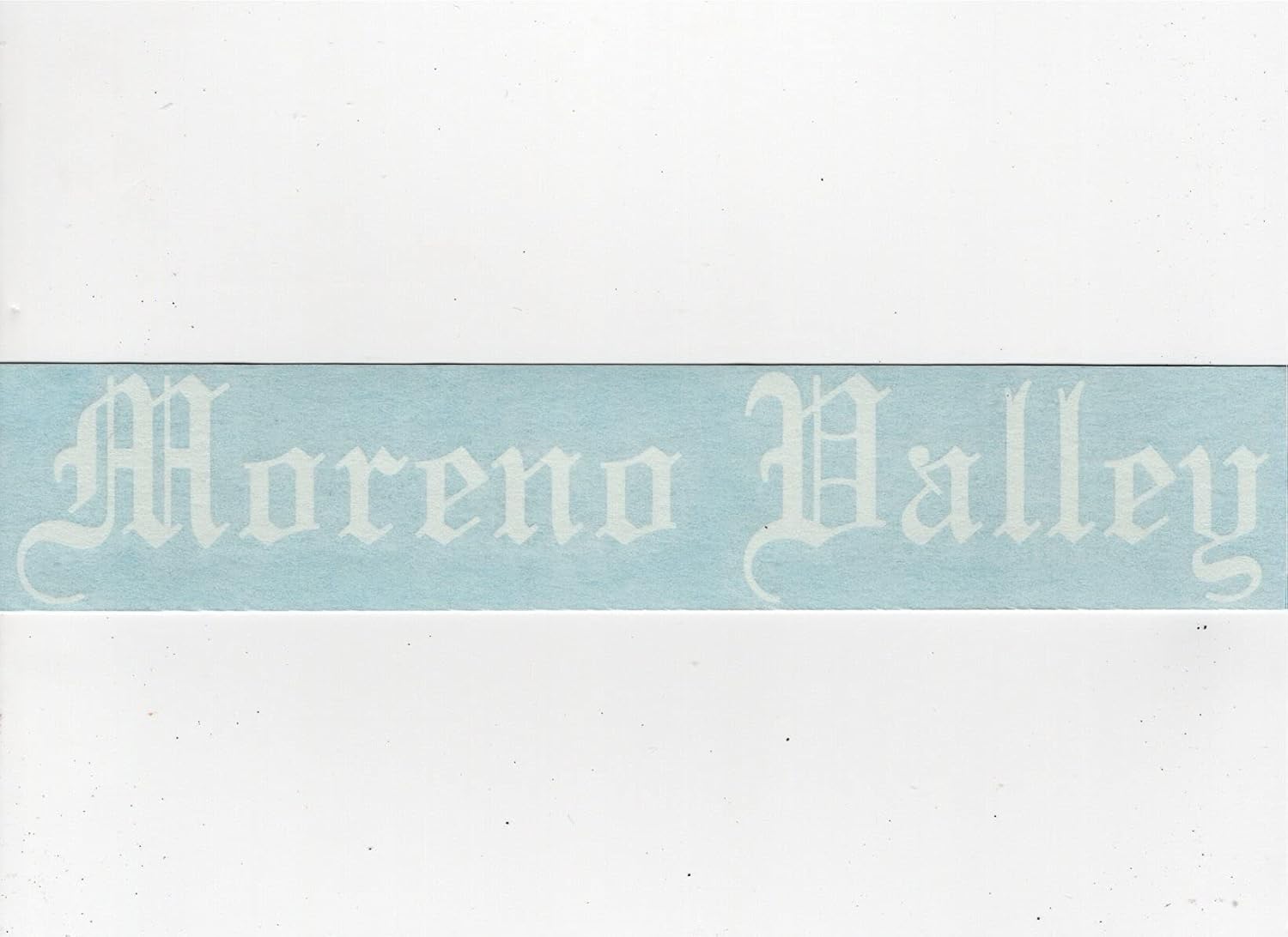 - Moreno Valley - California City County Old English Letters Car Truck Van Moped Helmet Hard Hat Auto Automotive Craft Cup Laptop Vinyl Decal Bumper Window Wall Sticker 18020